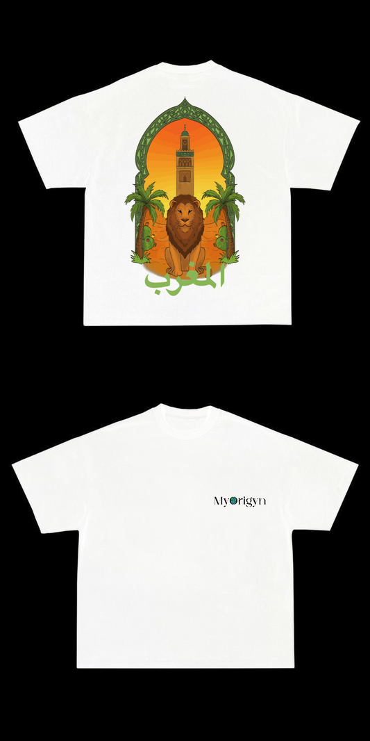 T-shirt MyOrigyn – Maroc Blanc