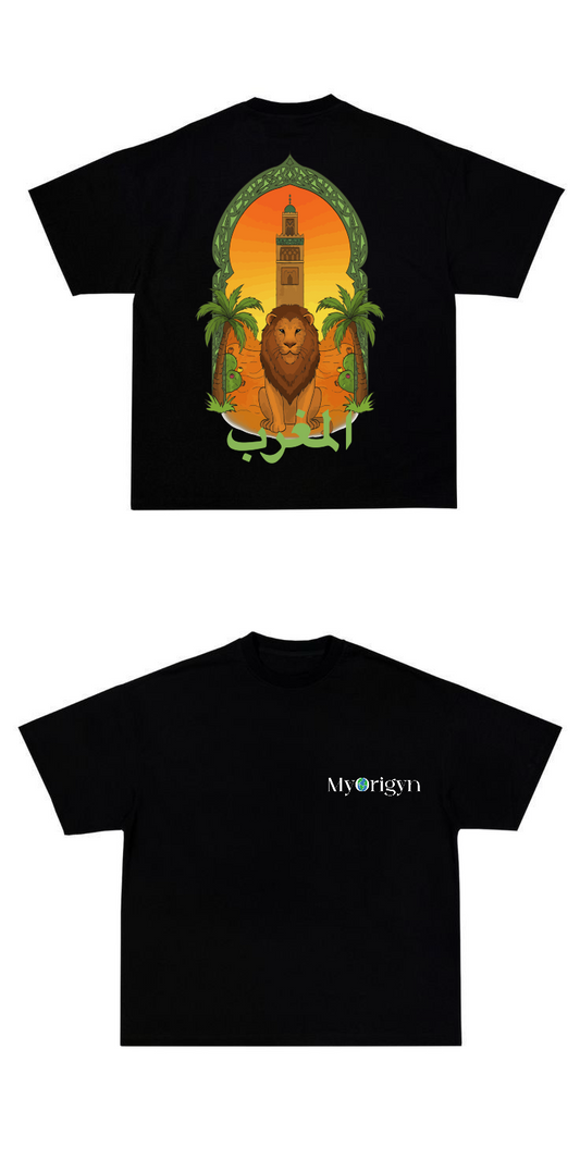 T-shirt MyOrigyn – Maroc Noir