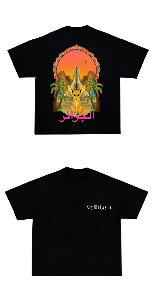 T-shirt MyOrigyn – Algérie Noir