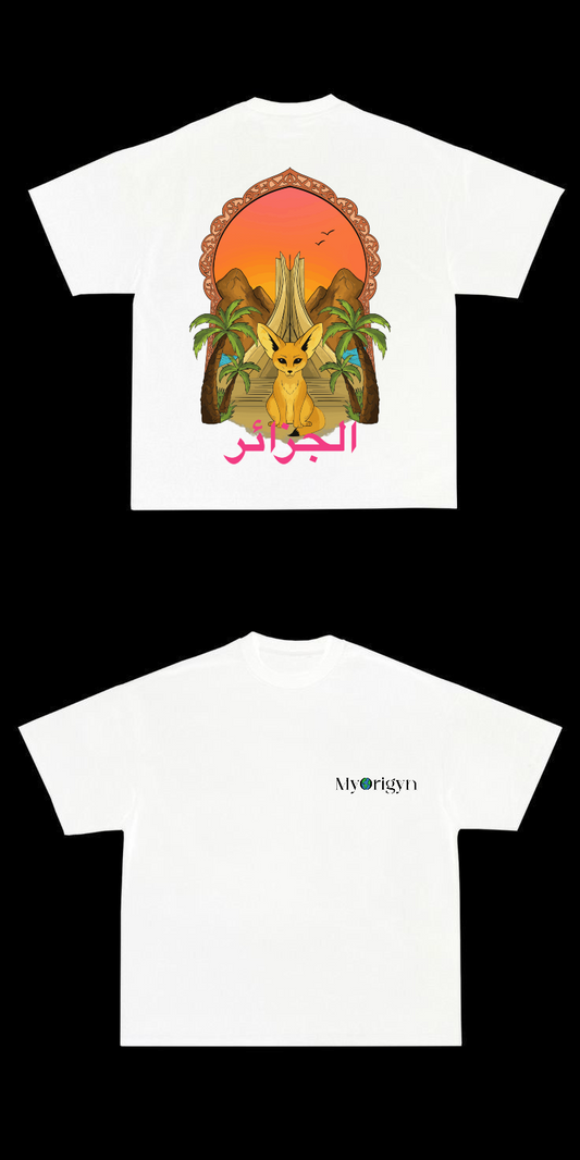 T-shirt MyOrigyn – Algérie Blanc